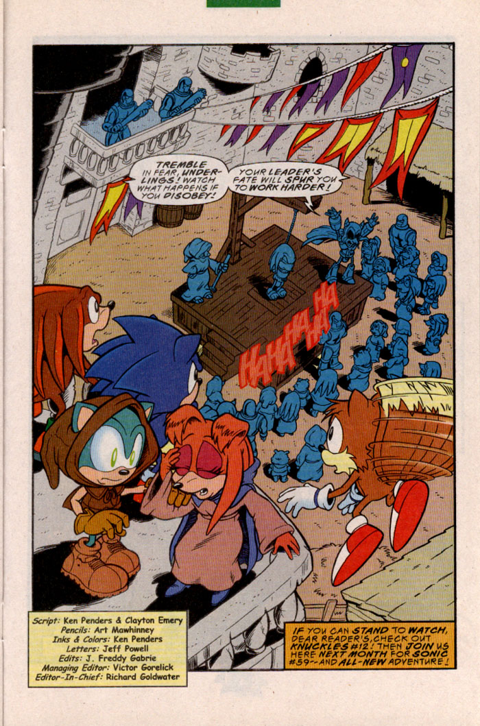 Sonic - Archie Adventure Series May 1998 Page 20